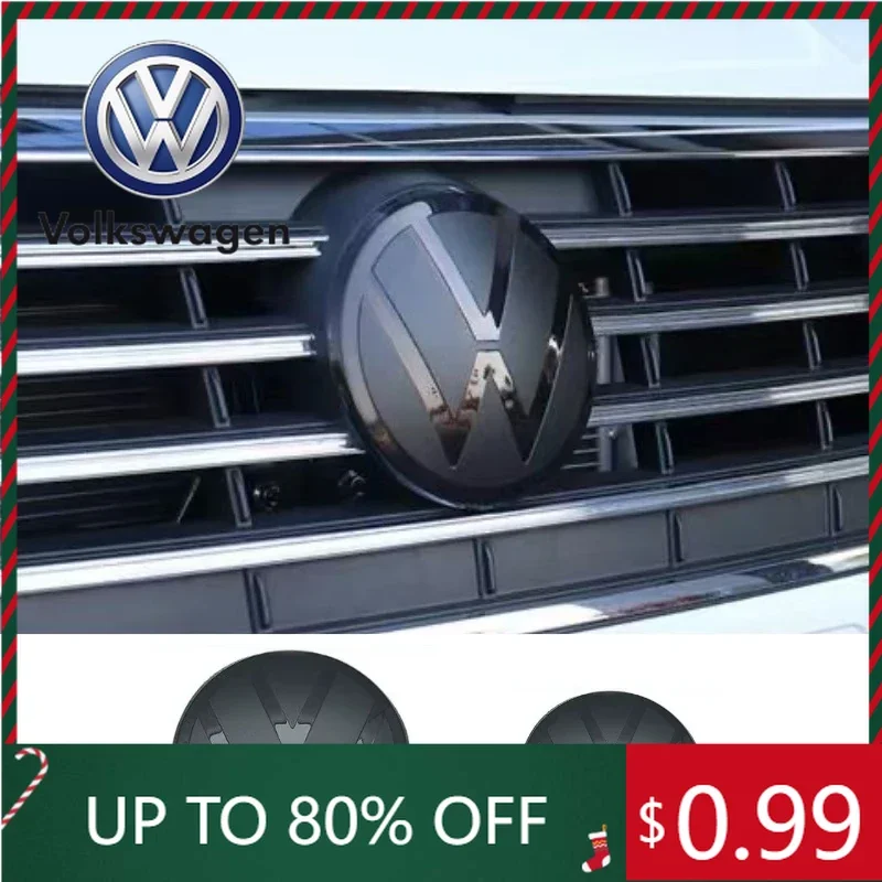 

Для VW Volkswagen 2026 Горячие эмблемы ACC, совместимые глянцевые черные передние и задние чехлы с логотипом для VW Golf MK6/7/7,5/8 | Плоская эмблема