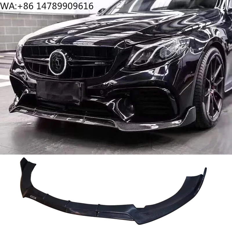 

High-end Custom Body Kit For Old-to-New ConversionB Style W213 E260 E320 E400 Carbon Fiber Front Lip For - E-Class W213 2016-20