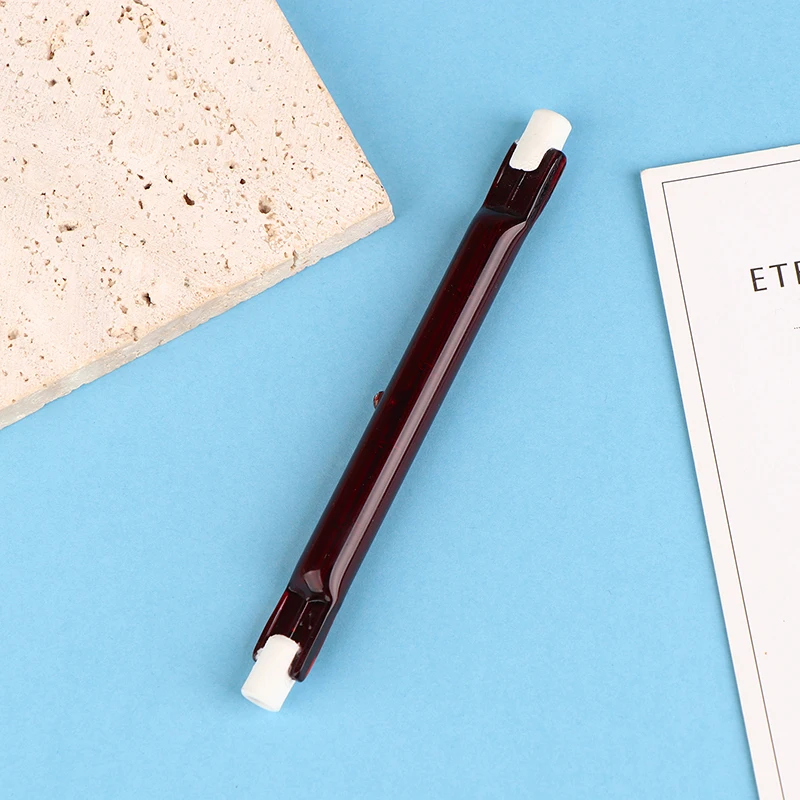 1 قطعة الأشعة تحت الحمراء الهالوجين في الهواء الطلق المظلة سخان أنبوب لمبة مصباح 500 واط الأحمر R7 IR 118 مللي متر ديكور المنزل عطلة لوازم الحفلات