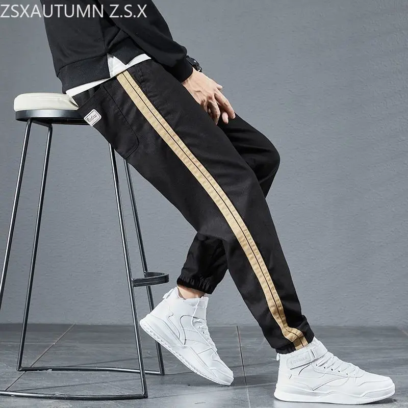 

Casual Pants Men's Summer Thin Trend Sweatpants All-match Harlan Cargo Trousers 2023 New Loose Bunched Foot Tracksuit Pants Male