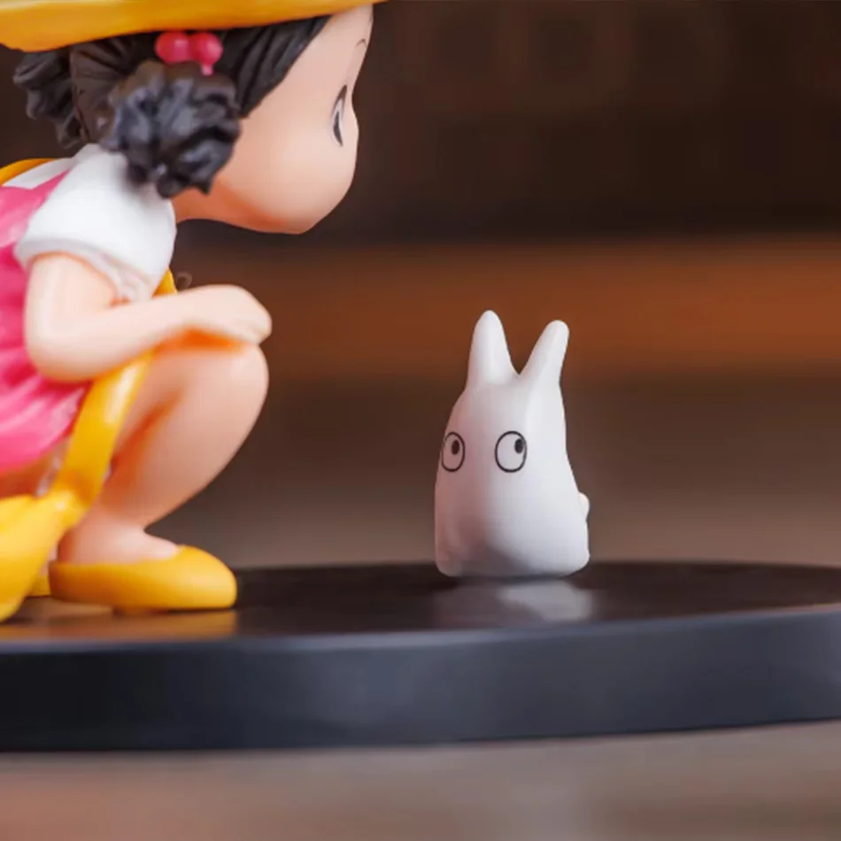 Kawaii Mei Xiaomei Totoro Neighbor أنيمي الشكل لطيف دمية تحصيل نموذج الاطفال الجدول الديكور لعبة هدية #5