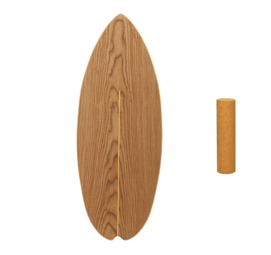 

Горячая новинка 2024 года: деревянная балансировочная доска с деревянным роликом для фитнеса от производителя