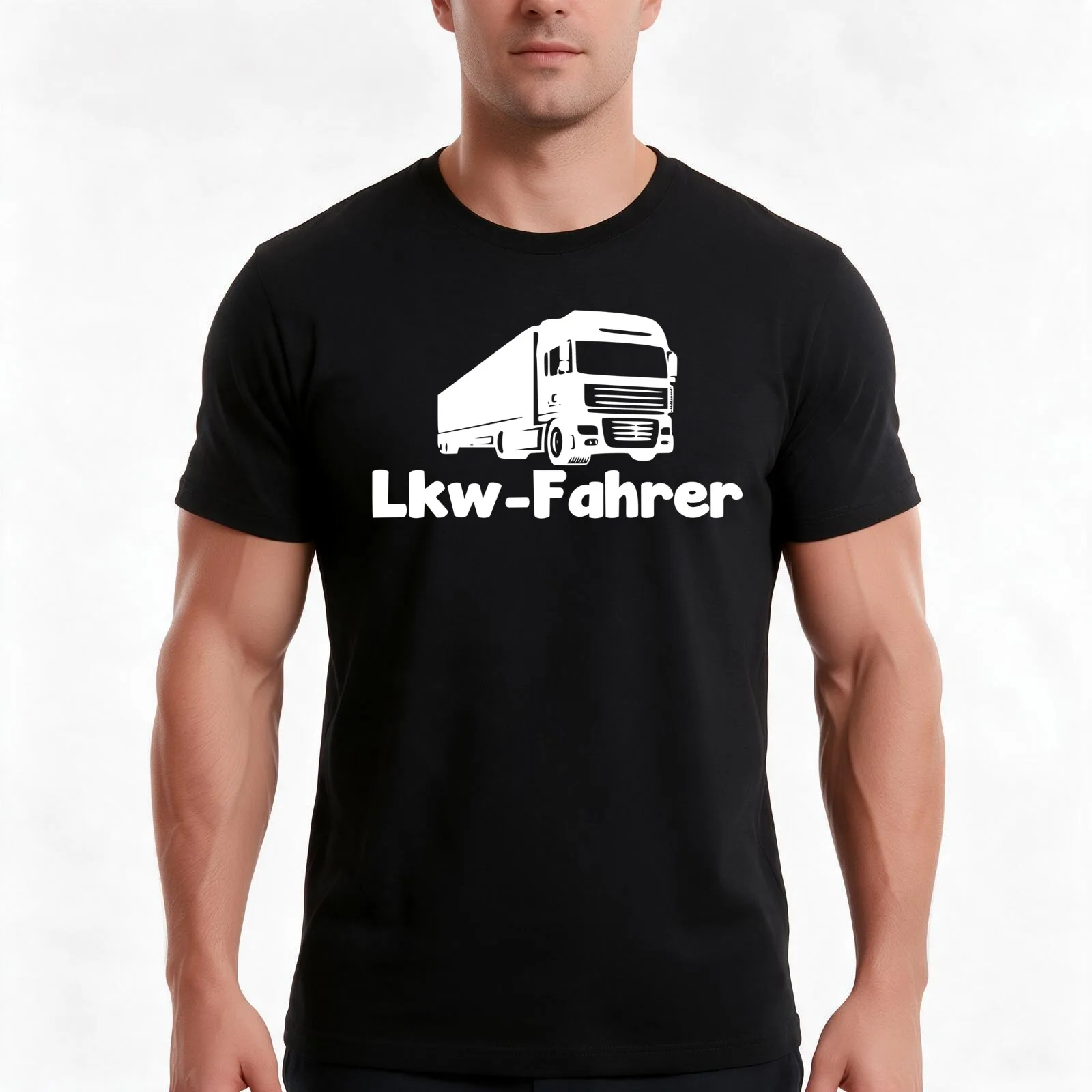 Truck, Truck Driver, Truck, Lorry, Transportation, Traffic T-Shirt, Summer Casual Cotton Tee, Oversized Streetwear Tops