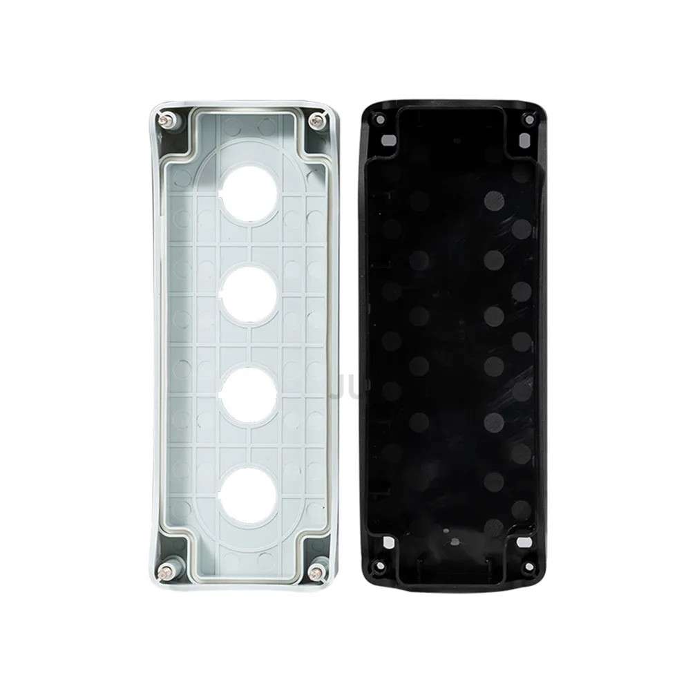 22 مللي متر مقاوم للماء زر صندوق التبديل صندوق التحكم 12345 حفرة المؤشر الصناعي زر كهربائي التبديل صندوق توقف الطوارئ #4