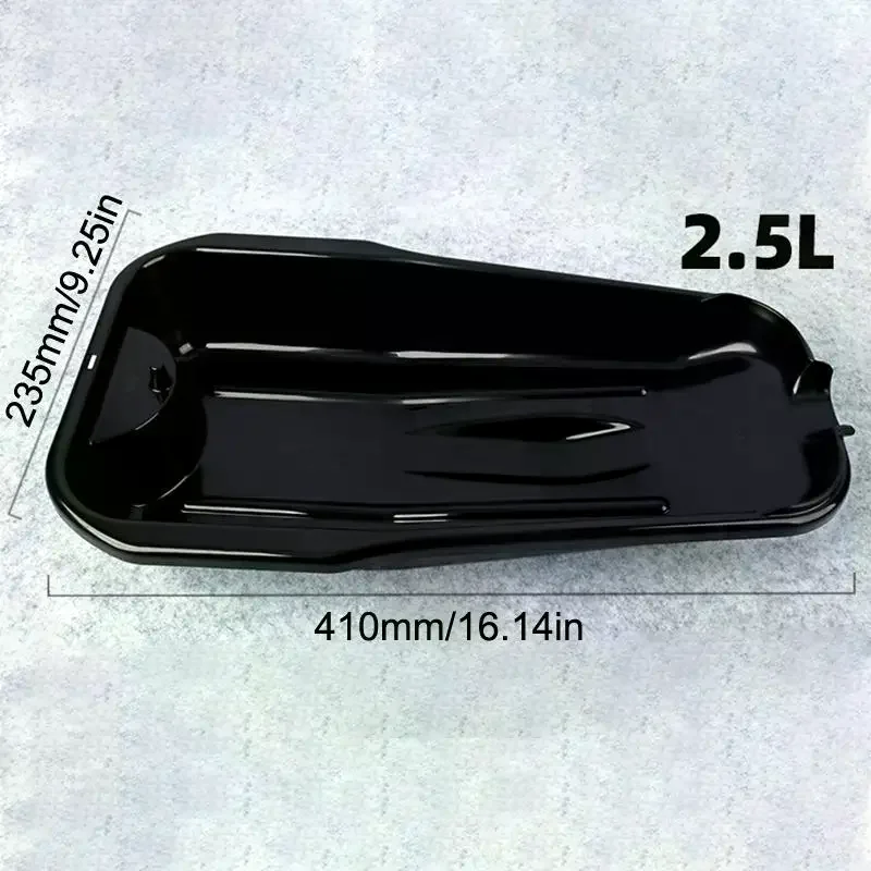 PP Oil Drain Pan 2.5L for Car Motorcycle No Warping Ideal for Home Garage Oil Changes