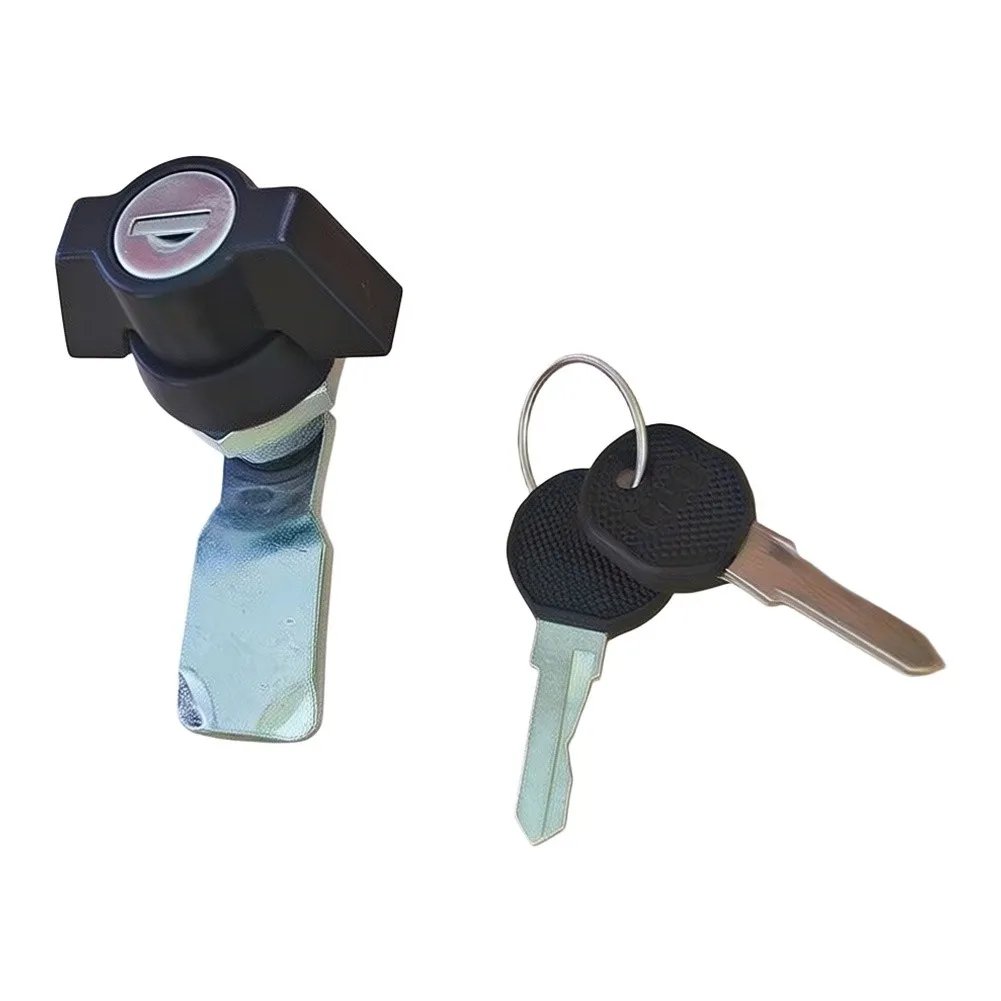 Pre Assembled Cam Lock Kit with Hex Mounting Nuts and Mechanical Keys for Retrofitting Existing Metal or Wooden Cabinet Panels