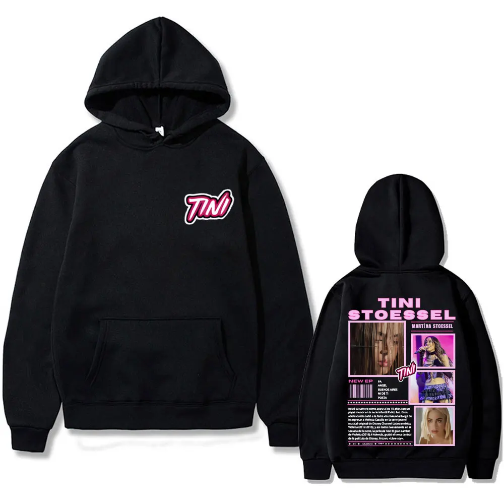 

Singer TINI TINI 2025 Print Hoodie Men Women Clothing Fashion Casual Oversized Sweatshirt Unisex Fleece Cotton Pullover Hoodies