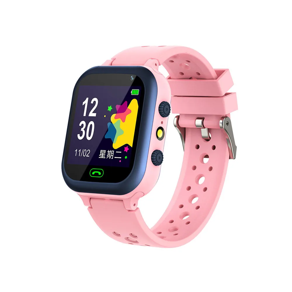 Kids Smart Watch 4G Sim Card Call Video LBS Tracker Location SOS Camera Voice Chat Smartwatch For Children Gift For Boys Girls