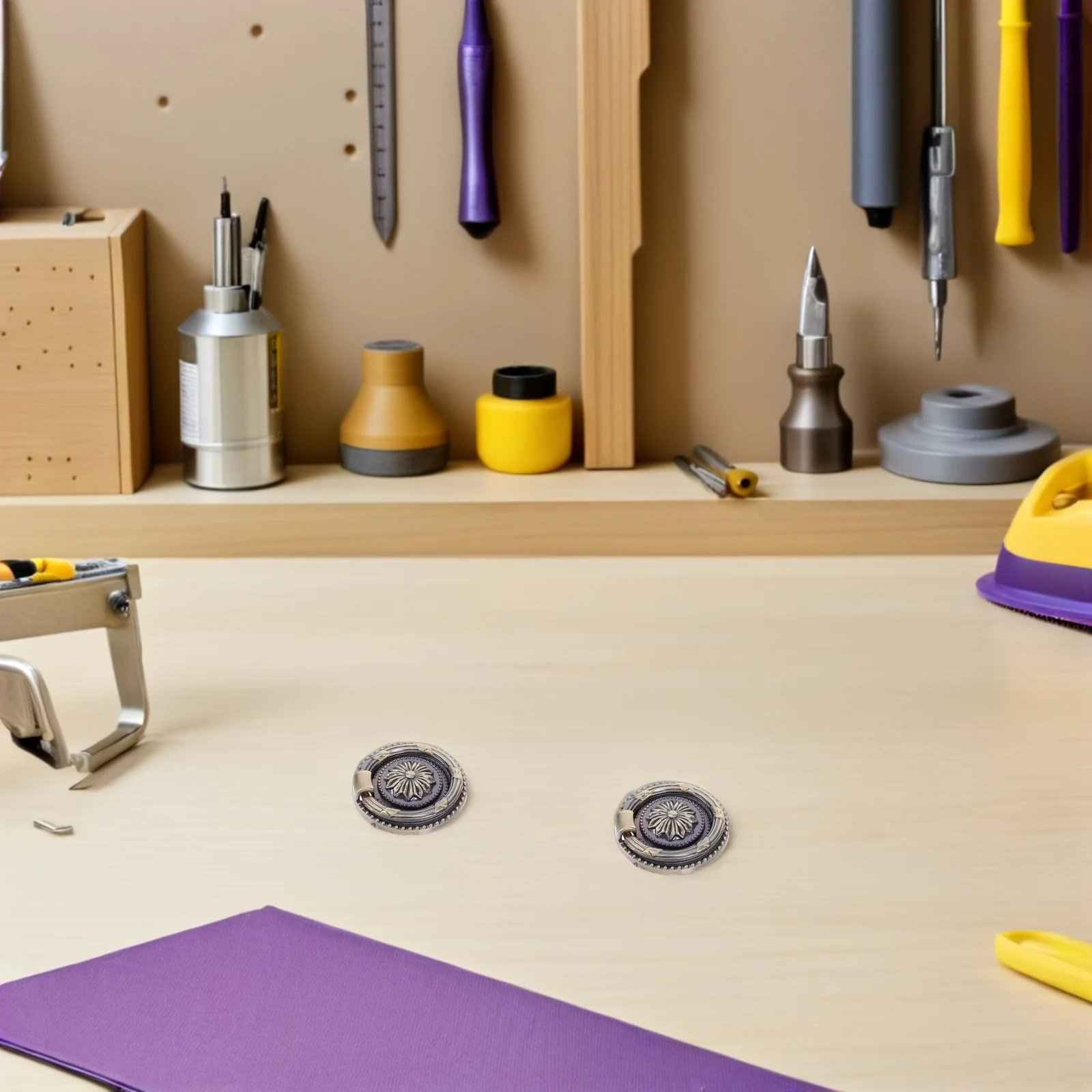 

6 Pcs Alloy Door Pull Handle Drawer Pulls Fittings Knob Cabinet Wardrobe Handles