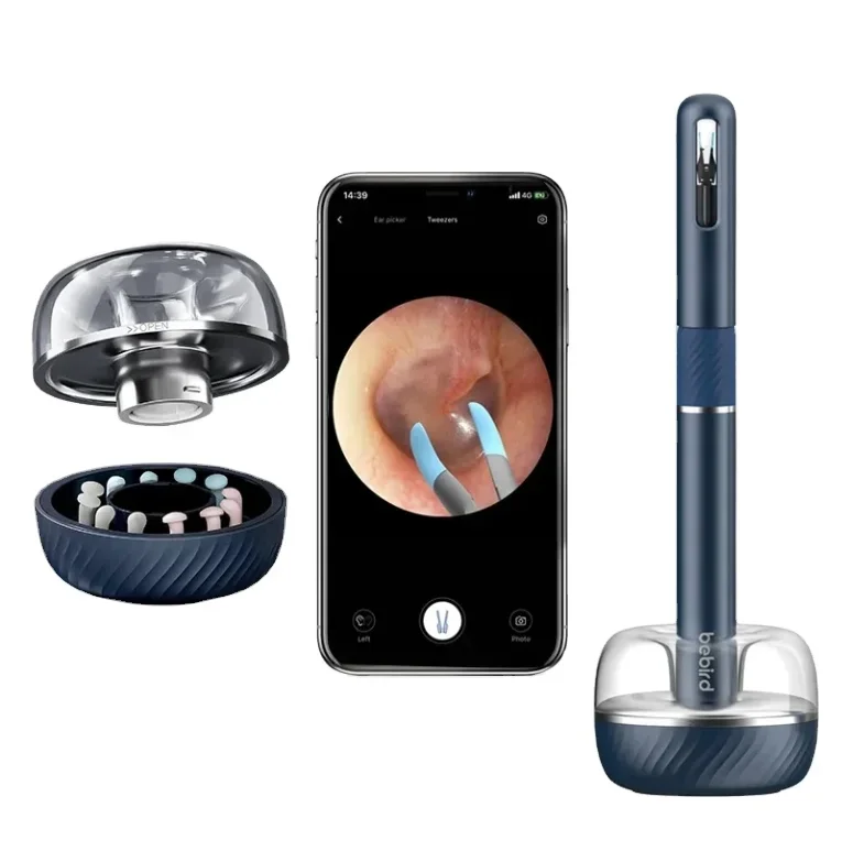

2024 Smart Home Appliance ENT Health Assistant CE FCC Visual Ear Wax Removal Tool Ear Cleaner with Camera