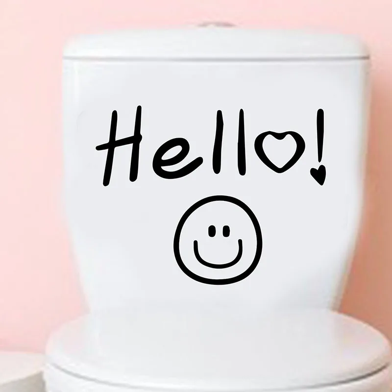 Welcome To Smiling Face Sticker Wall Sticker Clothing Store Milk Tea Cold Drink Shop Window Decoration English Glass Door