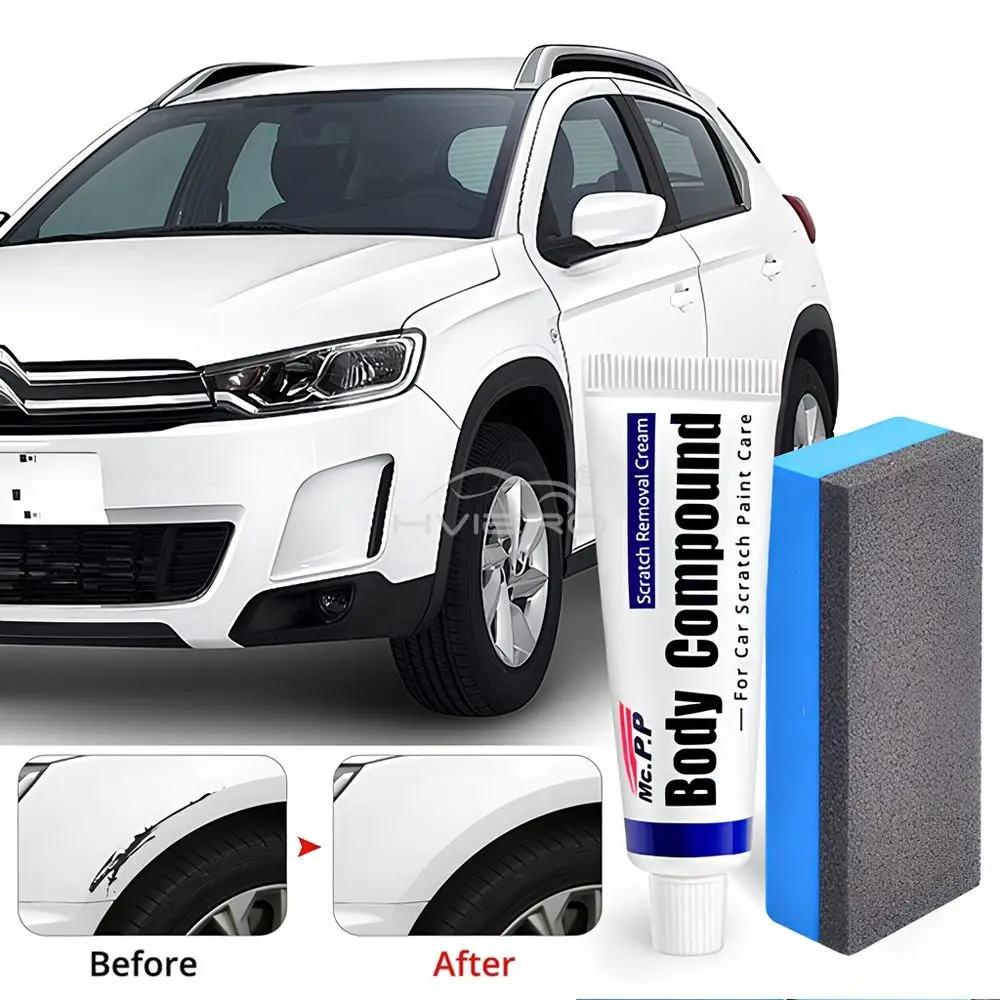 Car Body Compound Wax Styling Body Grinding Compound MC308 Paste Set Scratch Paint Care Shampoo Auto Polishing Polish Cleaning