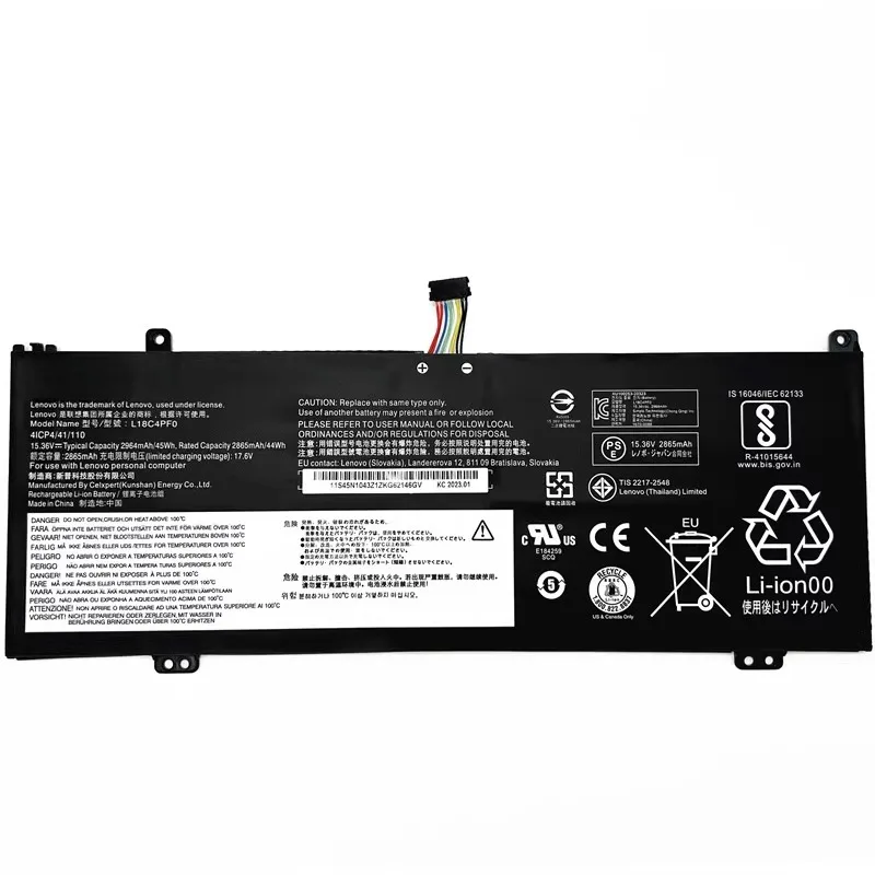 For Lenovo K3 K4 K4e-IIL/IML V6 Pro-13IML Pro-14IWL Laptop Battery Give Away A Mouse Pad