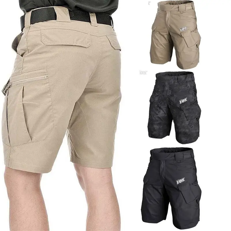 Men Shorts 2024 Outdoor Sports Mtb Bicycle Short Pants Multi-Pockets Loose Downhill Bike Bottoms Trouser Fox Cycling Team