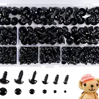 100pcs 500pcs 1000pcs Eyeball Black Plastic Plush Safety Eyes Amigurumi Toy Kid Diy Craft Toy Eyes Animal Doll Accessorie 5-14mm