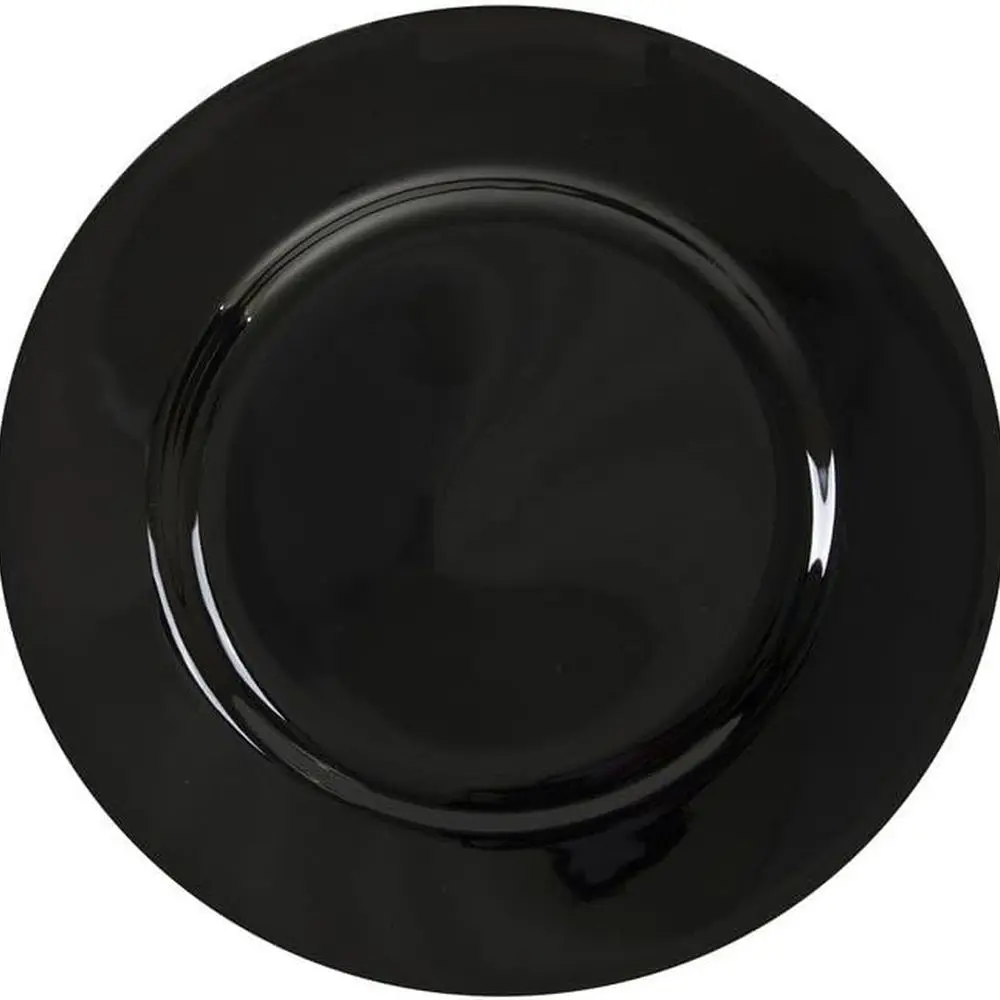 

Black Rim 6.75 Bread & Butter Plates, Set of 6, Black