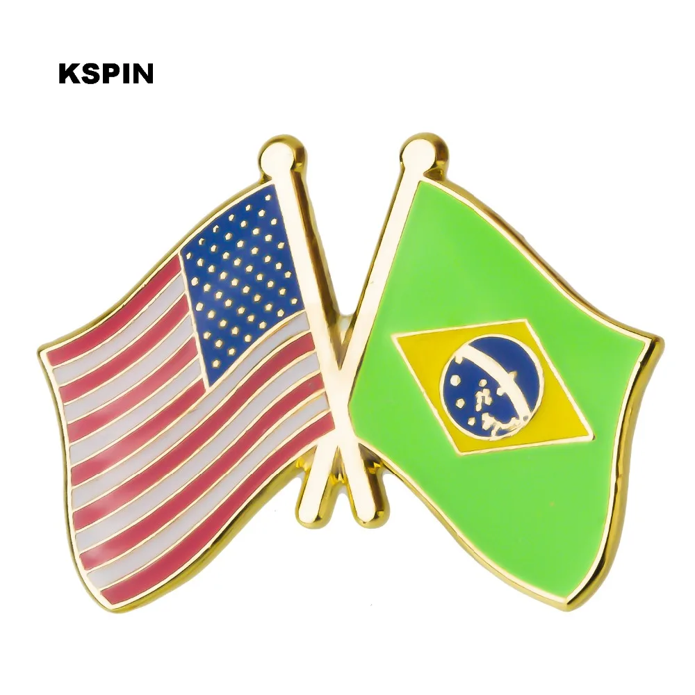 Brazilië Vlag Resp Pin Badge Broche