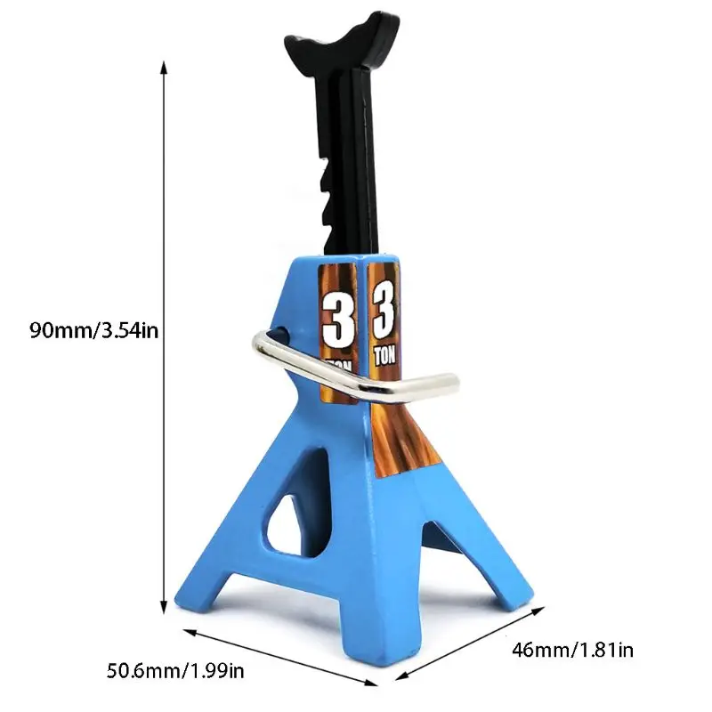 3 トンスケールジャックアクスルスタンドリフト容量サポート 1/10 D90 CC01 トラック カーおもちゃアクセサリー E65D