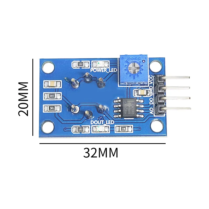 1/5/10 sztuk – moduł czujnika gazu MQ-2, wykrywający dym, gaz LPG, butan i wodór, do Arduino. — zdjęcie produktu 2