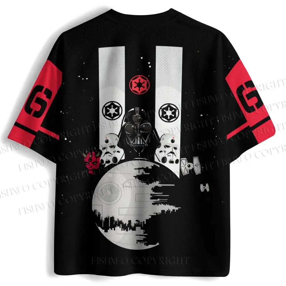 2026 New Star Wars Movie Sports Fashion Adult Children's Short Sleeve V-neck Street Gothic Style Horror Fans Gift image 2