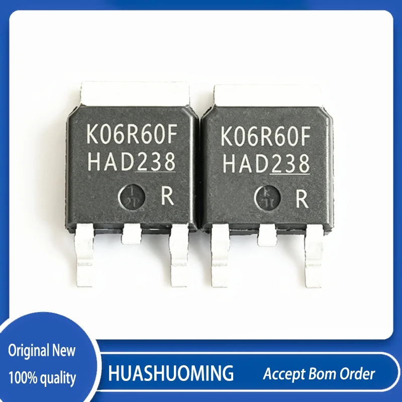 10Pcs/Lot  IKD06N60RF  IKD06N60R  IKD06N60 K06R60F TO-252