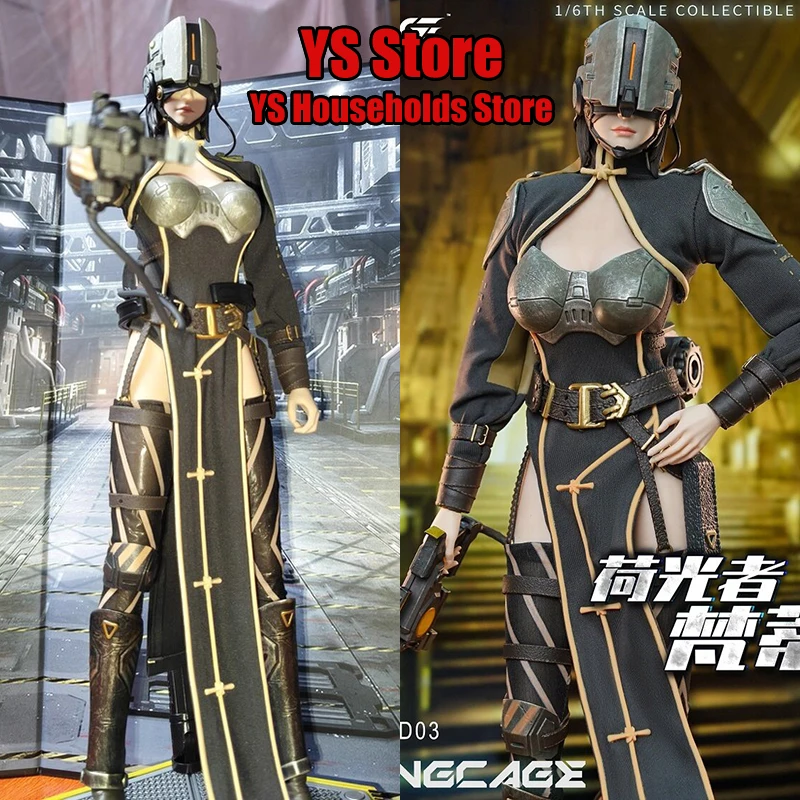 Figura de Acción Genesis Emen Original 1/6, Ejecutora Femenina Vatti, Anime Ling Cage, Coleccionable para Fans, LL-FD03, Muñeca Soldado de 12 Pulgadas