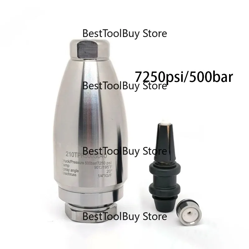 

500bar/7250psi high pressure rotating nozzle stainless steel ceramic nozzle core for high pressure water gn of pressure washer
