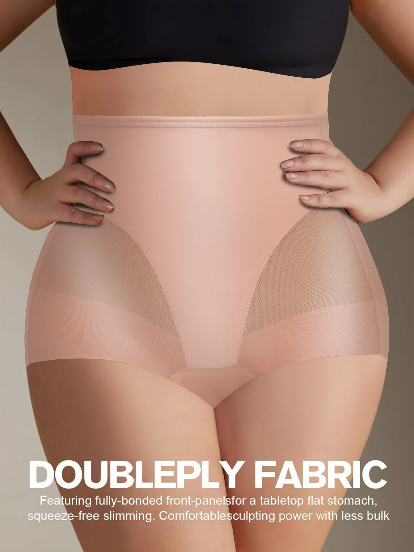 6 قطع/مجموعة سراويل داخلية نسائية بسيطة بلون سادة قابلة للتنفس، مريحة وخفيفة الوزن عالية الخصر لسهولة الحركة