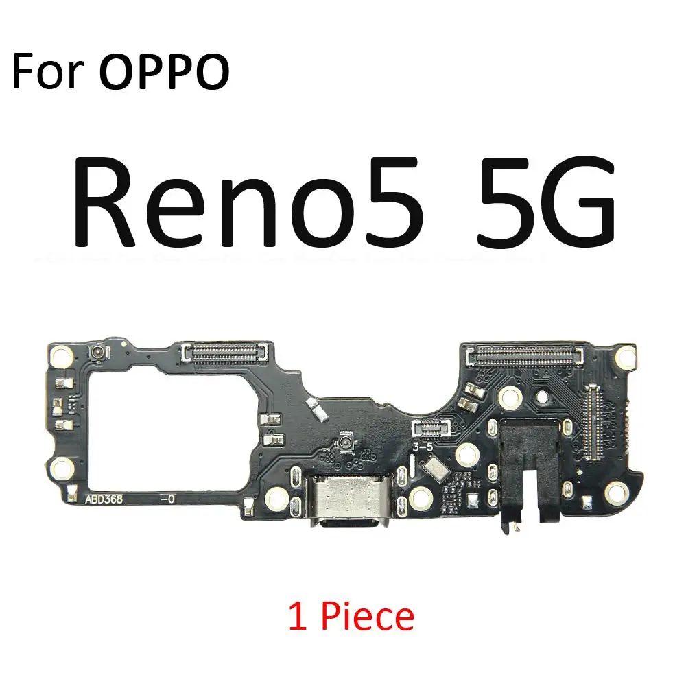 USB Charger Port Jack Dock Connector Charging Board Flex Cable For OPPO Reno6 Reno5 K Reno4 F Z SE Pro Lite 5G 4G