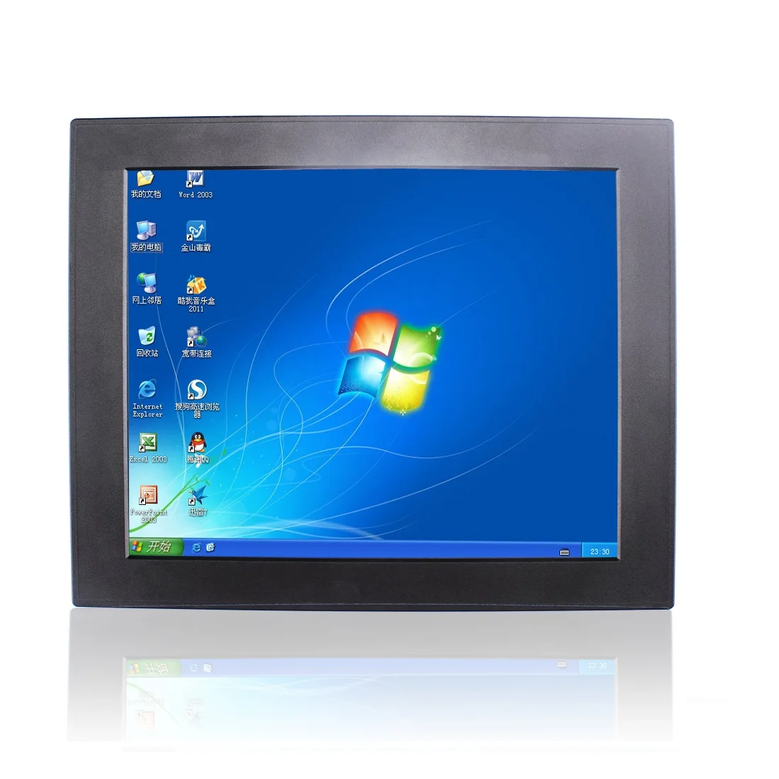 

10.4" 12.1" 15" 17" 19" Inch Buckle Embedded Industrial Computer Monitor with capacitive Touch LCD Monitor with DVI Touch USB