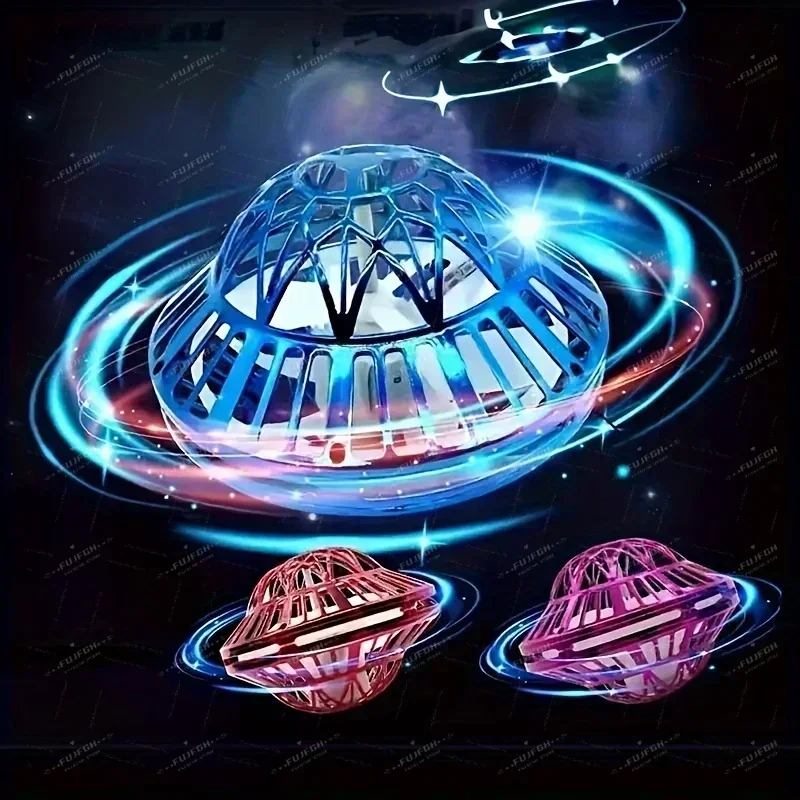 Flying Orb Boomerang Ball Flying Spinner Drone Magic Ball Flying Ball Toy LED 360° Rotating Kids Toys Christmas Birthday Gifts