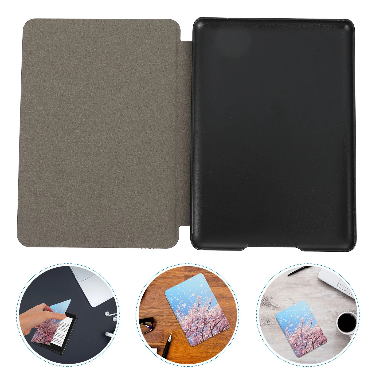 

1Pcs Electronic Book Protective Cover Pattern Smart Shell Compatible with Paperwhite 4 Auto Wake Sleep Feature Waterproof