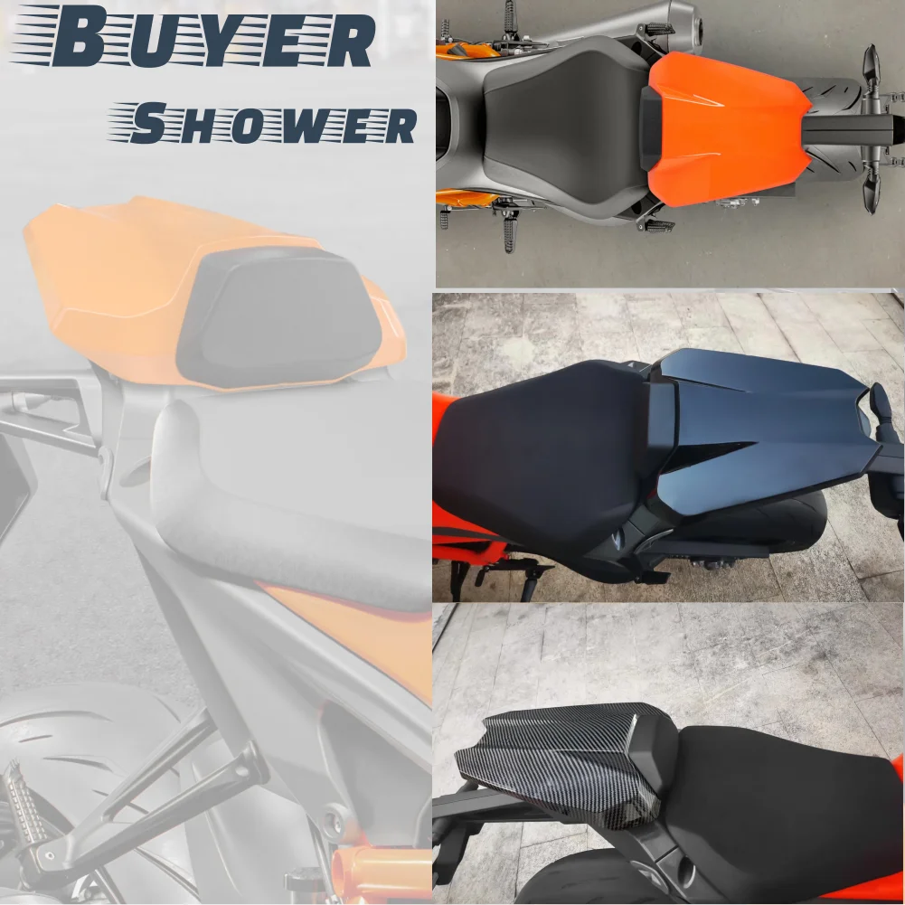 Moto Pillion posteriore Solo Seat Cowl per KTM 1290 Super Duke R 2020 2021 2022 2023 ABS coprisedili Cowls carenatura accessori