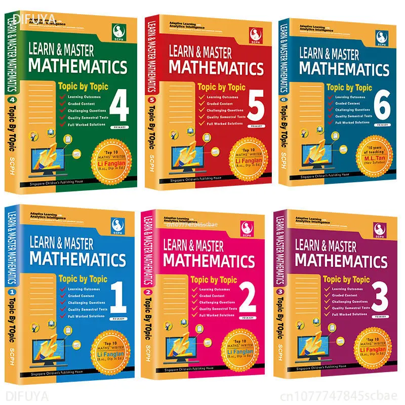 

Singapore Mathematics Textbooks Primary School 1-6 GradematheMatics Teaching Supplements English Mathematics Textbooks Knowledge