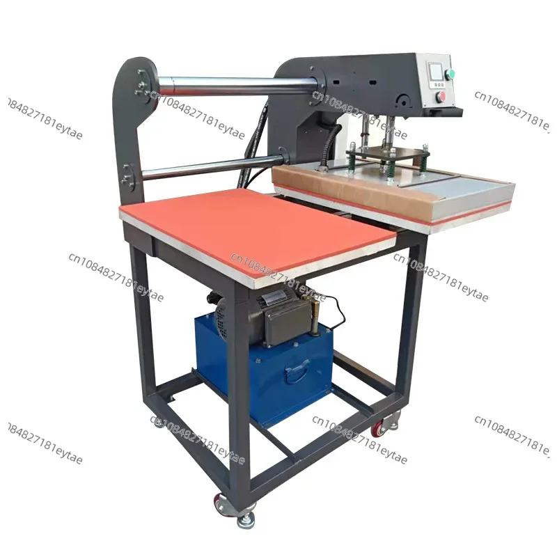 Double station hydraulic heat transfer machine semi-automatic heat transfer machine clothing printing t-shirt pressing machine