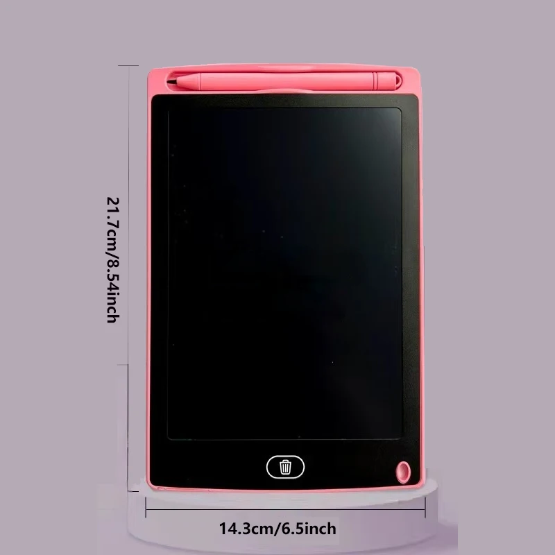 6,5/8,5/10/12 inch LCD-tekentablet voor kinderen, oplaadbaar uitwisbaar bord met pen, reiseducatief speelgoedcadeau voor jongens meisjes