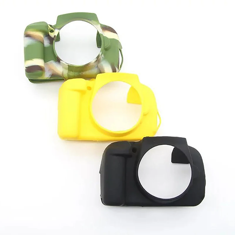 Silicon Armor Skin Case Body Cover Protector for Canon EOS 700D 650D 600D Rebel T3i T4i T5i Kiss X5i X6i X7i Protective Soft Bag