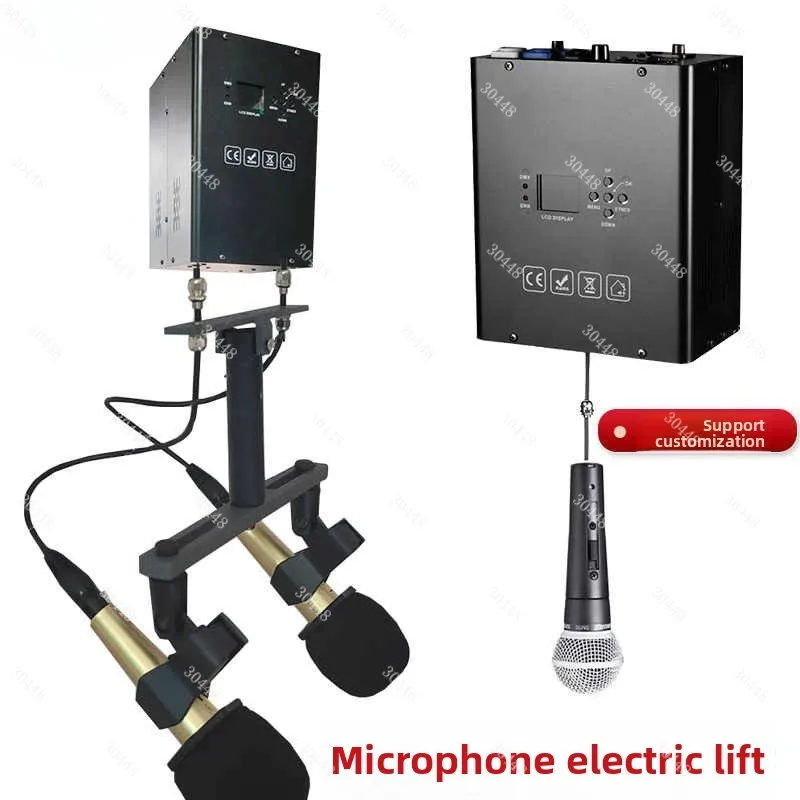 School Auditorium Stage Microphone Hoist Hanging Mic Lift Choir Microphone Electric Hoist