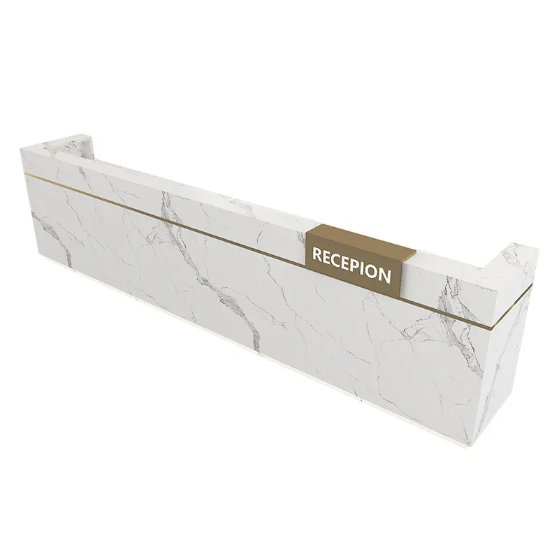 

Italian Style Beauty Salon Reception Desks Simplicity High-end Reception Desks Clothing Store Office Furniture Receptionen HBRD
