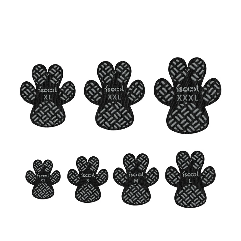 Set of four dog non-slip paw pads pet invisible foot stickers walking dog anti-scald feet dustproof sticky foot pads