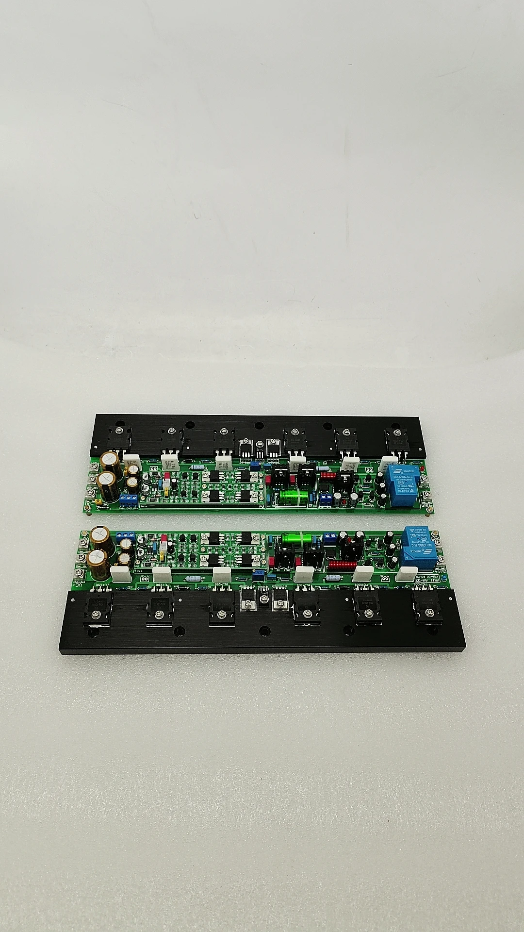 One Pair KSA50 MarkII Class A Power Amplifier Board 50W+50W With MJ15025  MJE15035