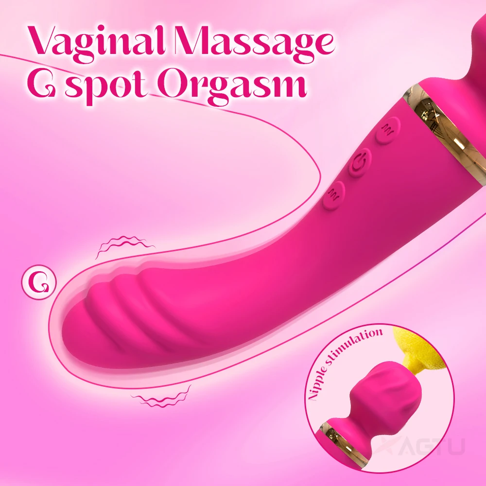 AV Magic Wand Massage G-spot Vibrator Clitoral Stimulator Female Masturbation Dildos Vibrator for Women Rechargeable