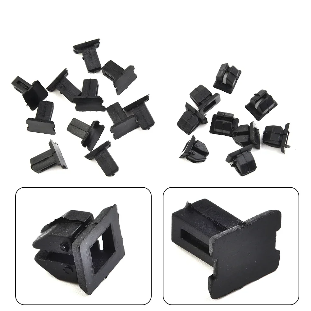For Mercedes W124 R129 W140 W202 Panel Clip Buckle Retainer Brand New High Quality Nylon Black 10pcs 124-990-07-92 plastic