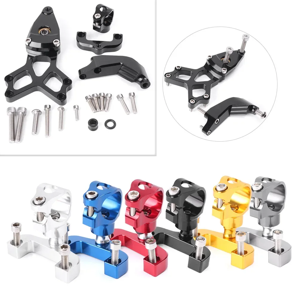 

For Honda CBR1000RR CNC Steering Damper Stabilizer Bracket Mounting Holder Set 2008-2014 Aluminum Motorbike Parts Accessory