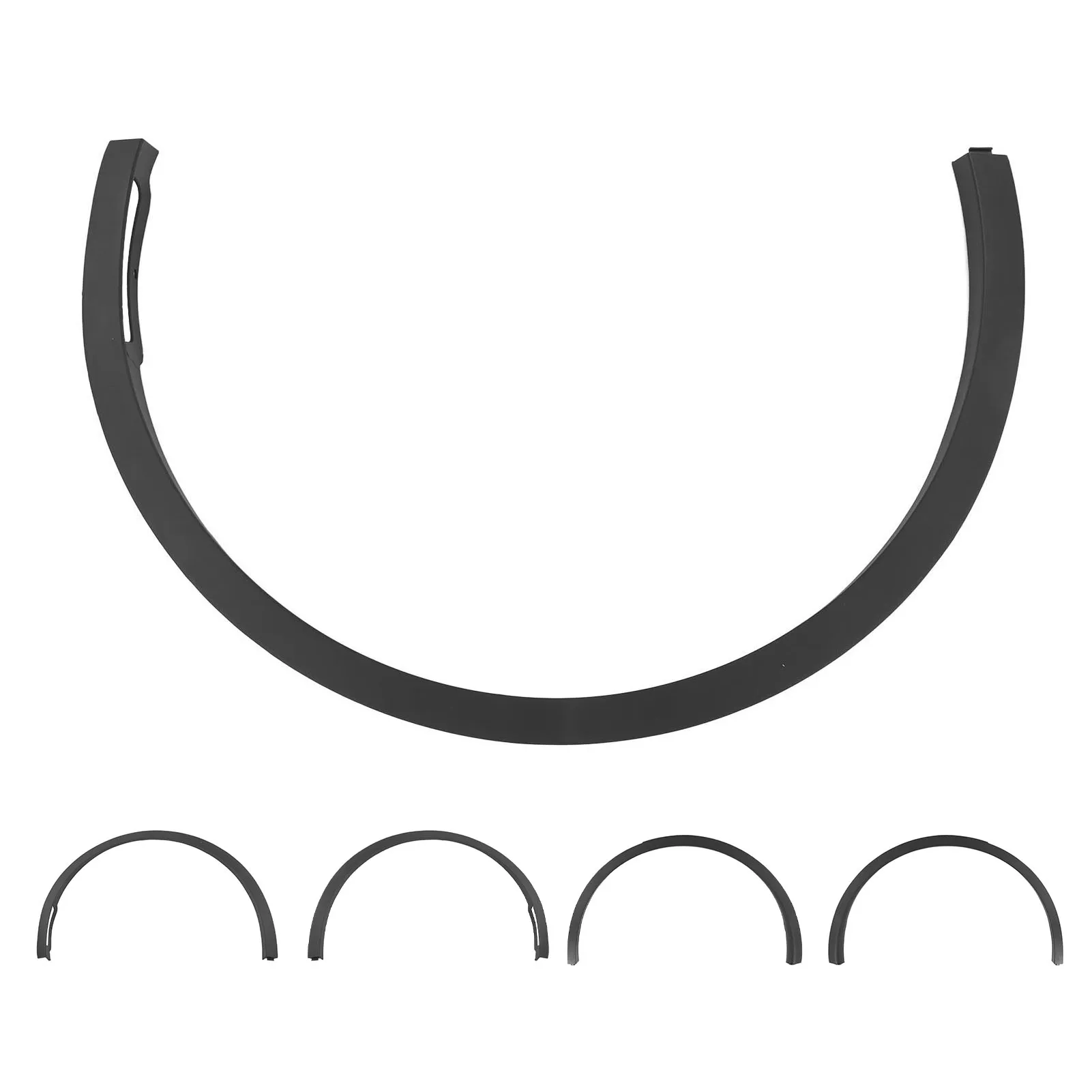 

Car Side Wheel Molding Splash Guard Tires Eyebrow Arch Flare Moulding Lip Trim Strip Replacement for Tesla Model Y 2020 to 2023