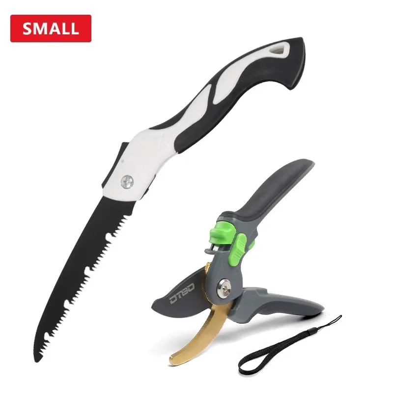 Plant Trim Horticulture Pruner Cut Secateur Shrub Garden Scissor Tool Branch Shear Orchard Pruning Shears Folding Saw Set