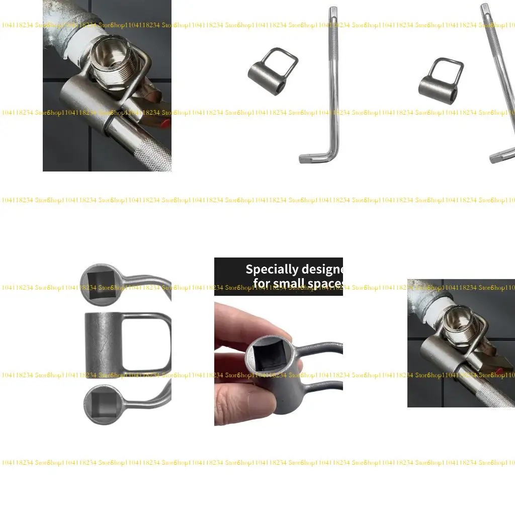 

P9FB 2Pcs Nonslip Water Pipes Wrenches Heat Treated Steel Soild Maintenance Tool