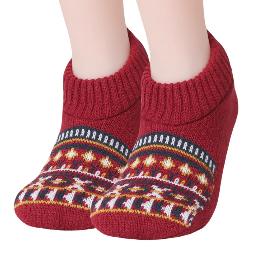 

Soft Plush Winter Floor Ankle Shoes Stripe Indoor Socks Unisex Sleeping Socks Home Slippers Hosiery Coral Fleece Socks Winter