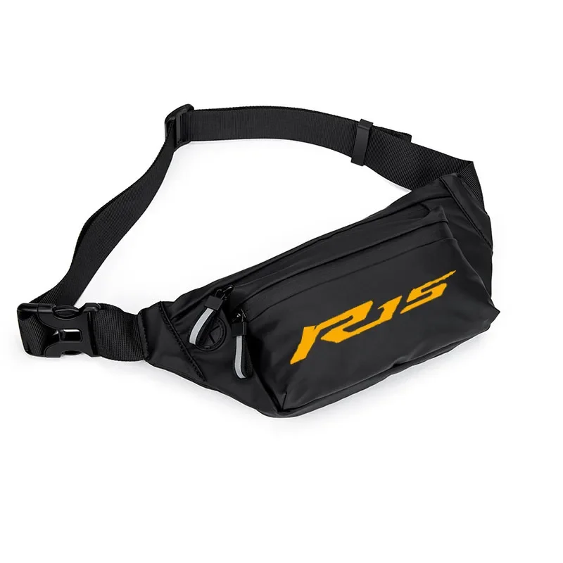 

For R15 V3 LOGO Men Waist Pack Belt Hip Bum Slant back bag Chest Bag Male Motorcycle Riding Antitheft Purse