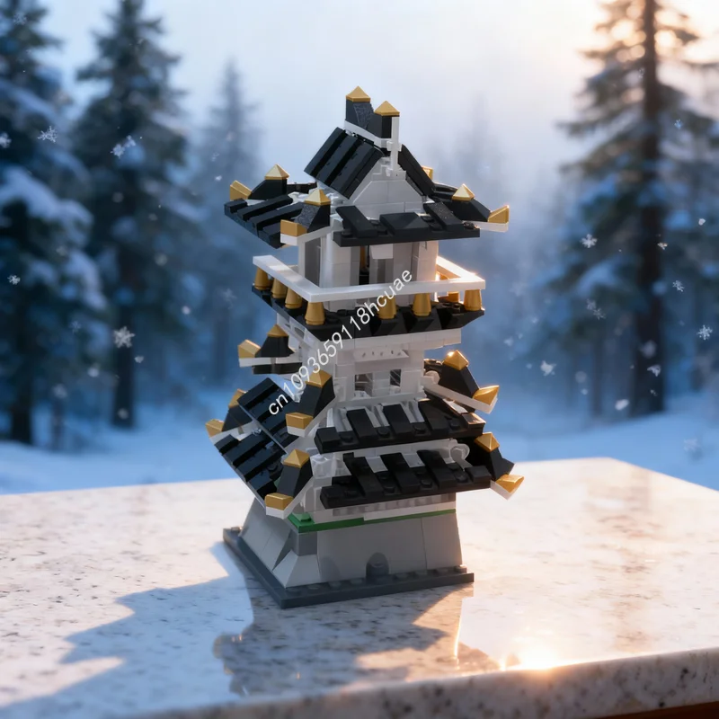 

Набор строительных блоков MOC «Храм» (717 деталей) – модель для традиционных китайских праздников. Рождественский подарок, игрушка, развивающая творческие способности.